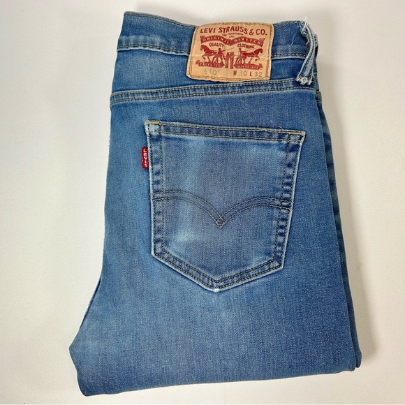 Levi's 510 Skinny Fit Jeans Size 30 X 32 Men's - Picture 3 of 13